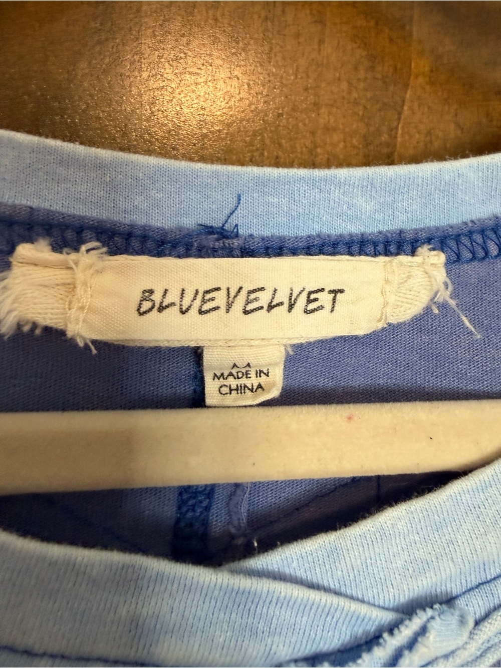 Bluevelvet color block top size M oversized fit NEW - Picture 3 of 3